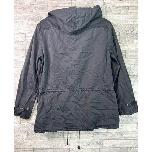 Buffalo David Bitton Black Utility Hooded Jacket‎ Men's Size M/M Casual Coat - Picture 2 of 10